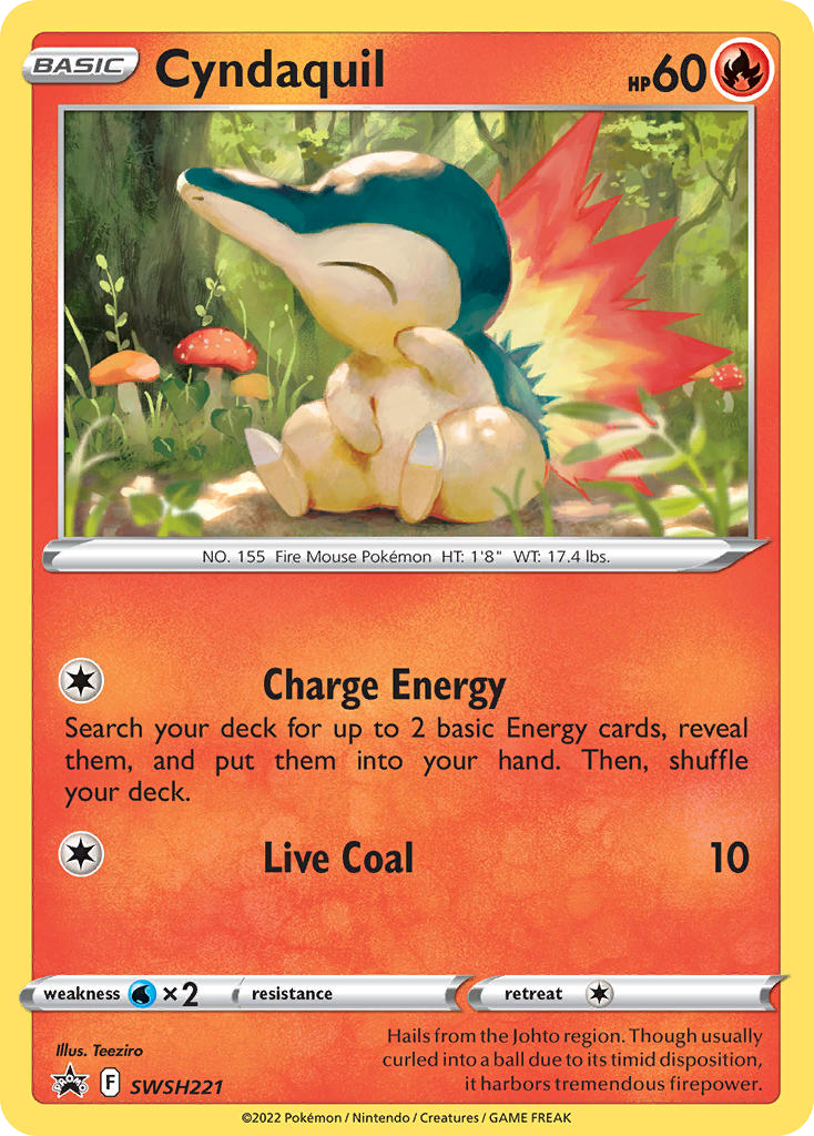Cyndaquil - Sword & Shield Promo SWSH221 (Foil) - Near Mint
