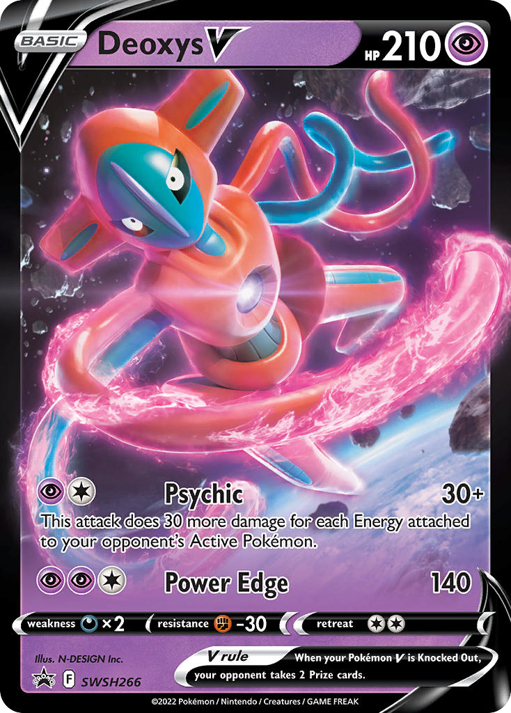 Deoxys V - Sword & Shield Promo SWSH266 (Foil) - Near Mint