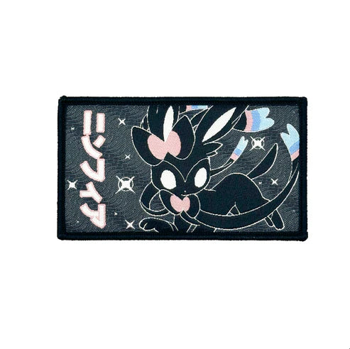 Sylveon Rectangle Velcro Hat Patch