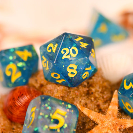 7pc RPG Set - Summer Court - Die Hard Dice