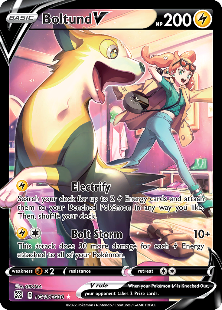 Boltund V - Brilliant Stars Trainer Gallery TG13/TG30 (Foil) - Near Mint