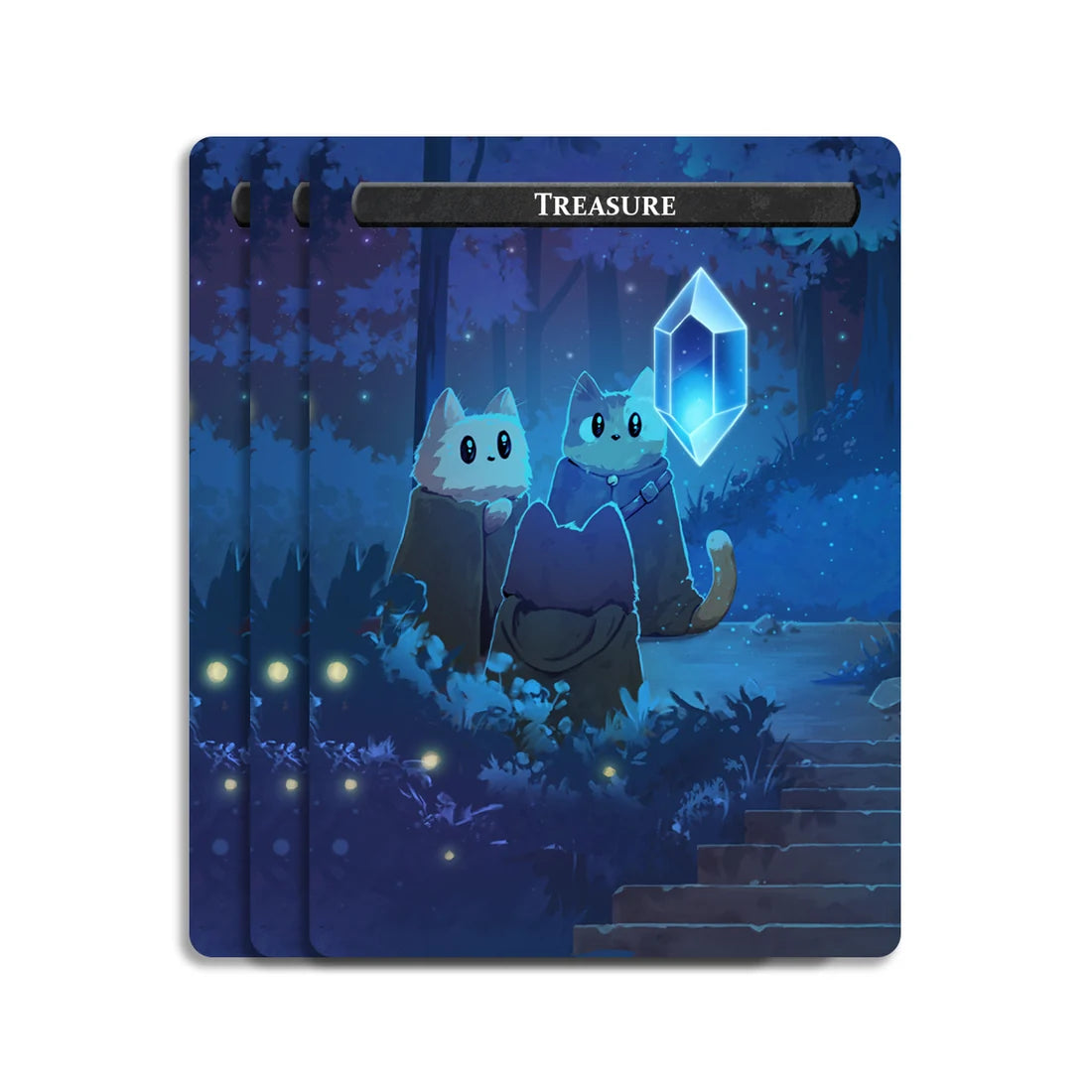 Caverns & Calicos Manacat Tokens & Proxies - Soldier & Treasure Token Set