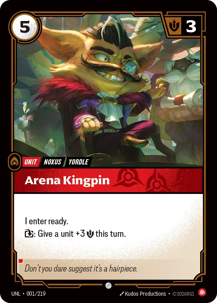 Arena Kingpin - Unleashed 001/219