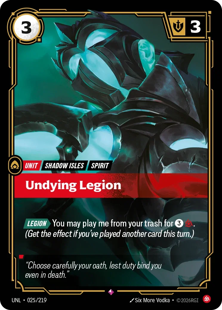 Undying Legion - Unleashed 25 (Foil)