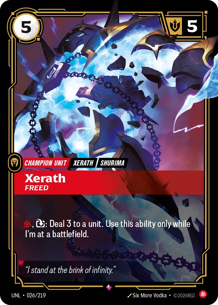 Xerath - Freed - Unleashed 026/219 (Foil)