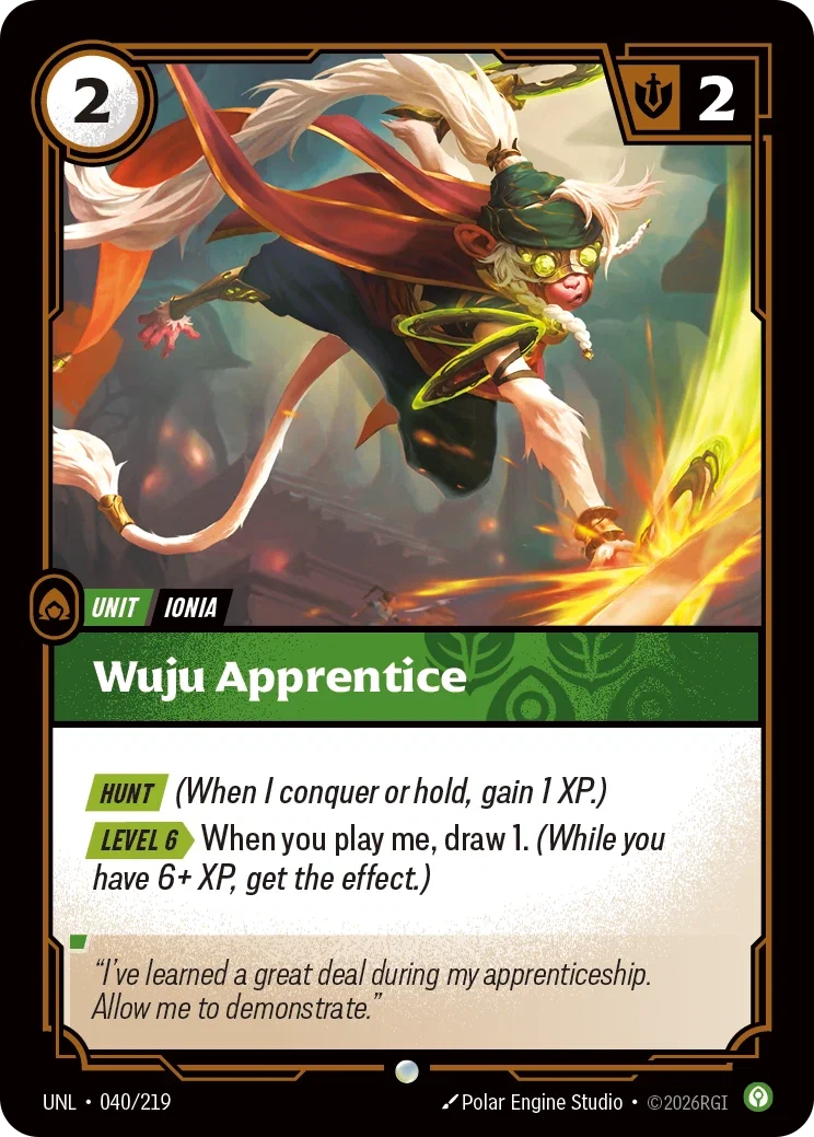 Wuju Apprentice - Unleashed 040/219