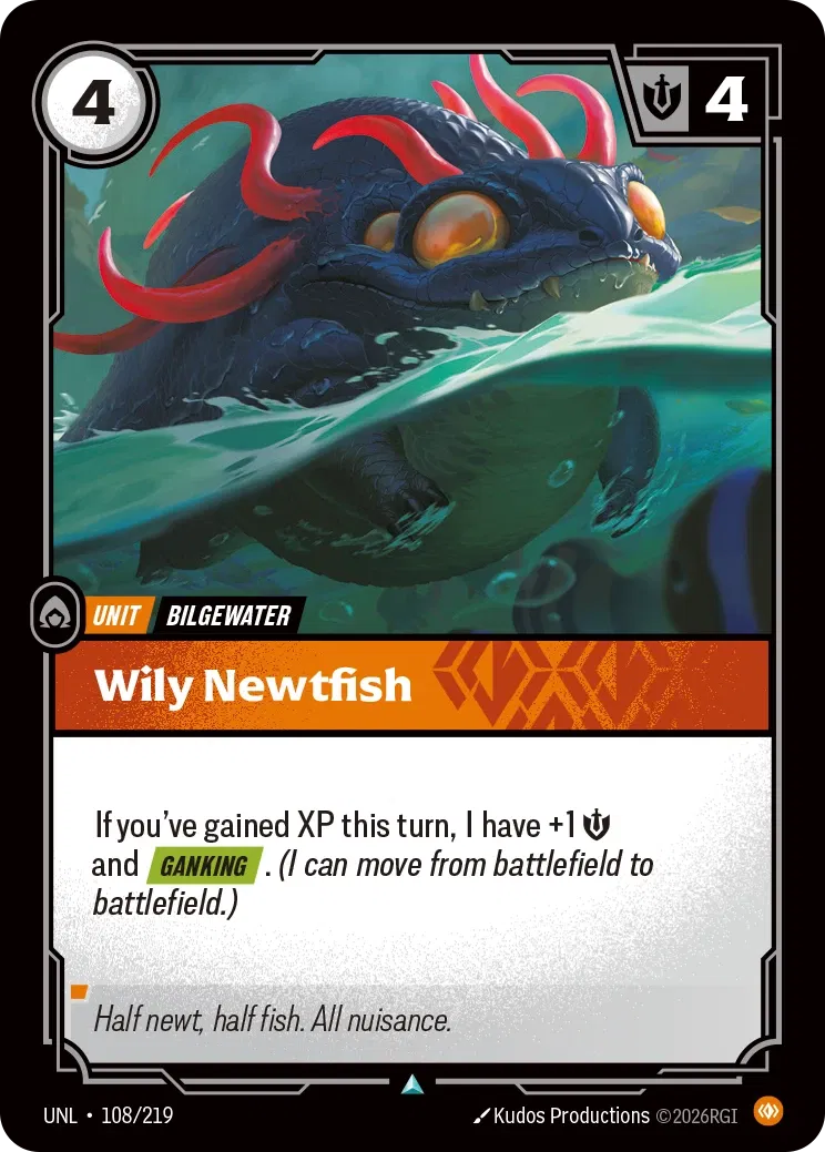 Wily Newtfish - Unleashed 108