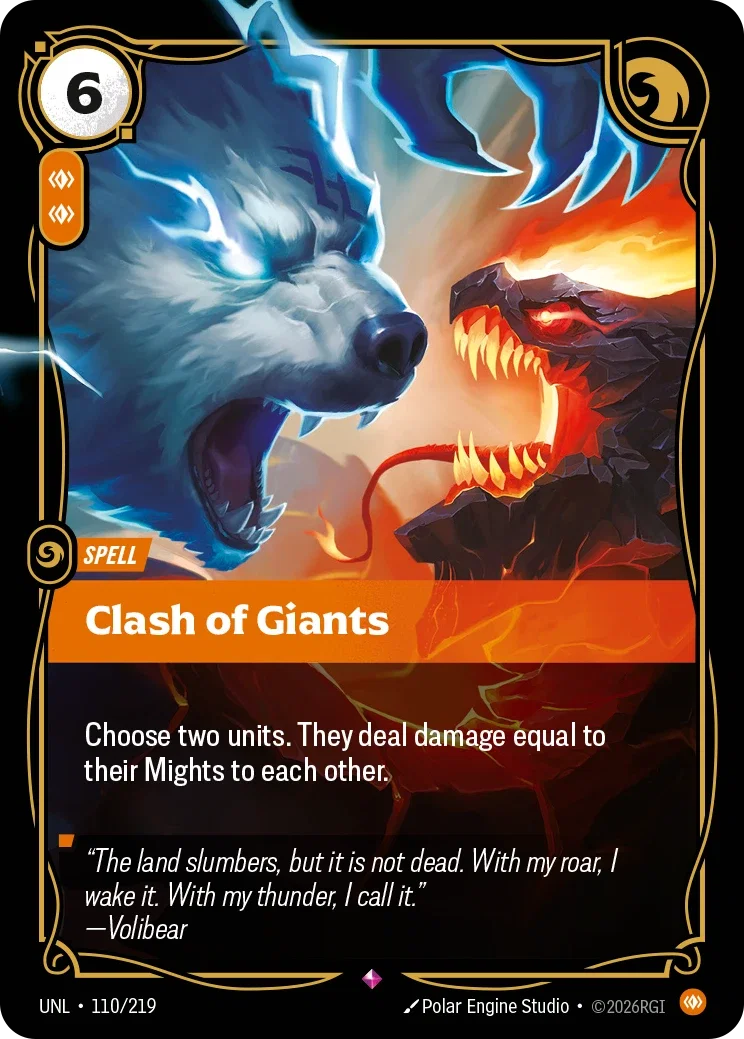 Clash of Giants - Unleashed 110 (Foil)