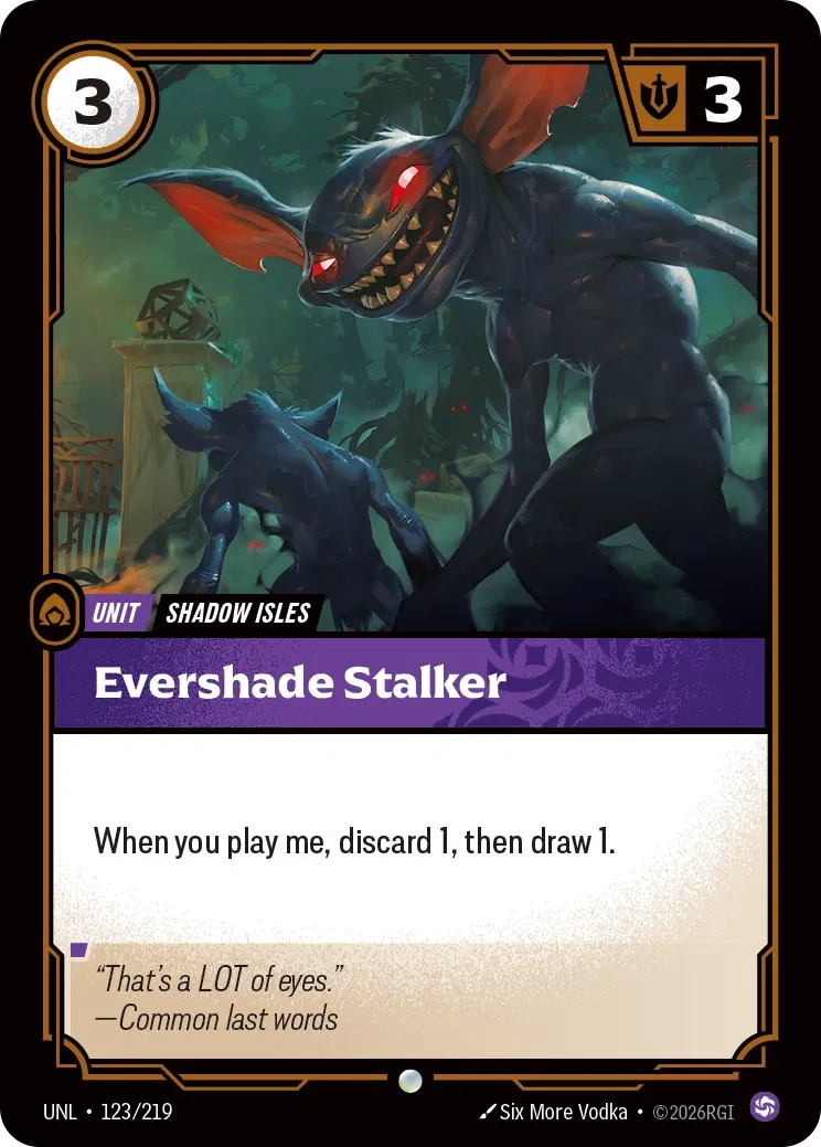 Evershade Stalker - Unleashed 123