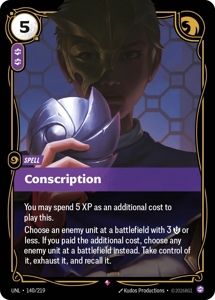 Conscription - Unleashed 140 (Foil)