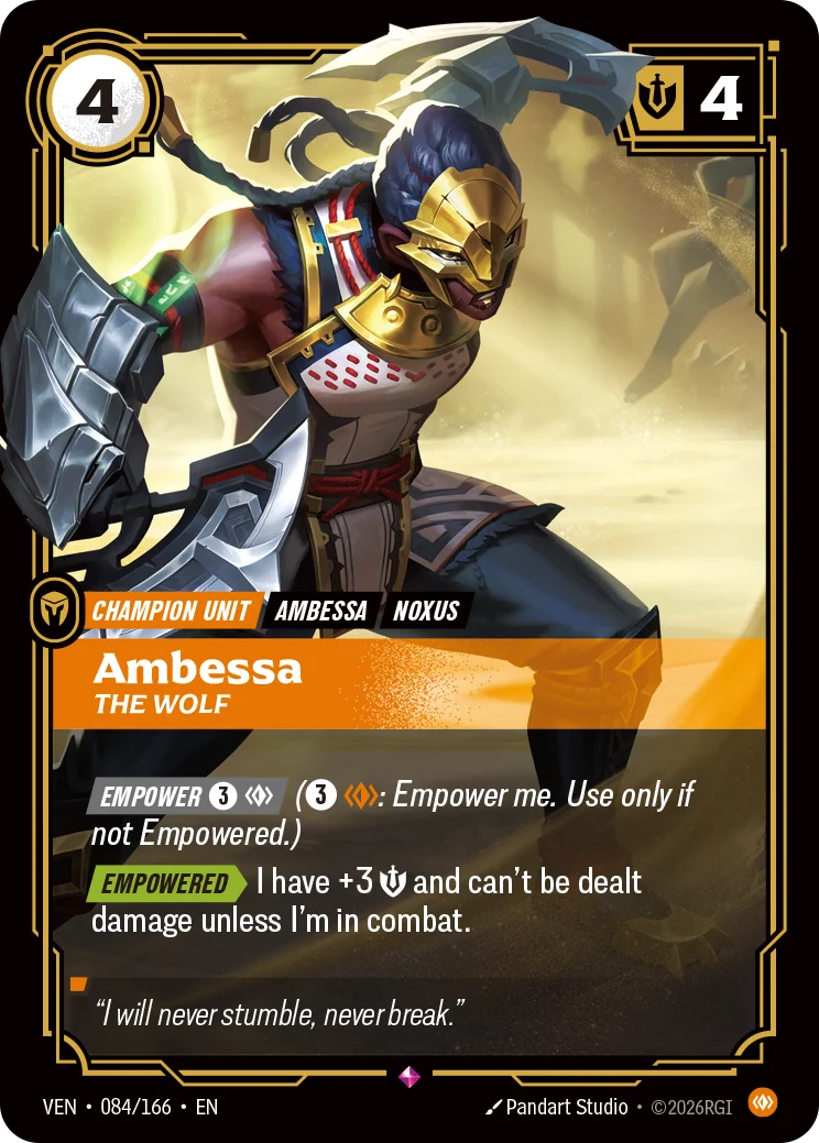 Ambessa, The Wolf - Vendetta 084/166 (Foil)