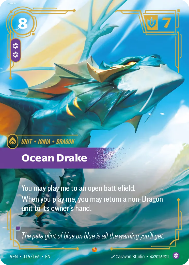 Ocean Drake - Vendetta 115/166 (Foil)