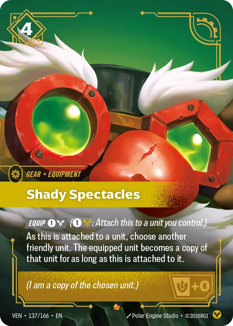 Shady Spectacles - Vendetta 137/166 (Foil)