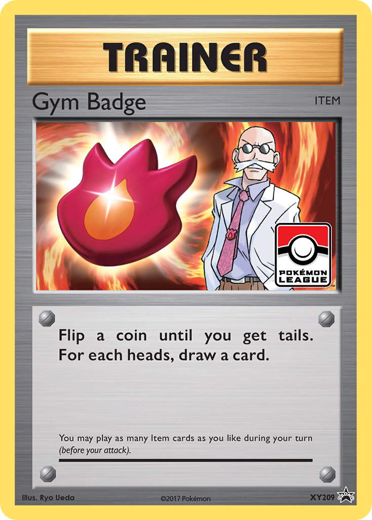 Gym Badge (Blaine) - XY Promos XY209 (Foil) - Lightly Played