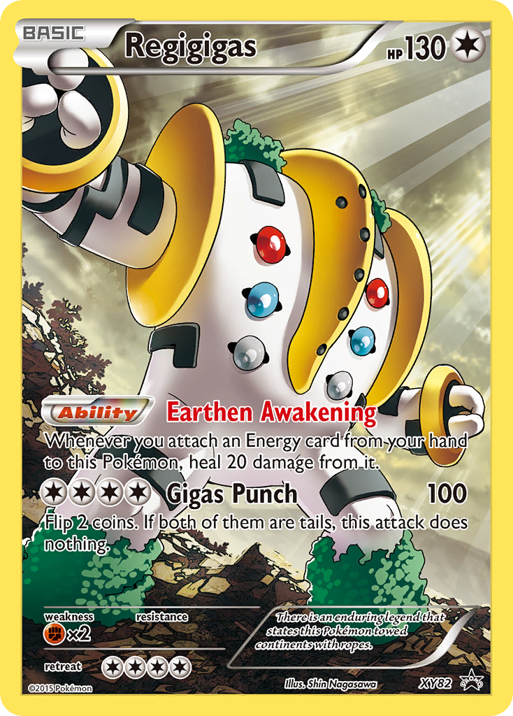 Regigigas (Full Art Promo) - XY Promos XY82 (Foil) - Lightly Played - Foil