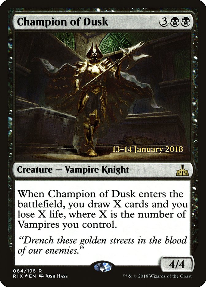 Champion of Dusk - PRIX 64s (Foil)