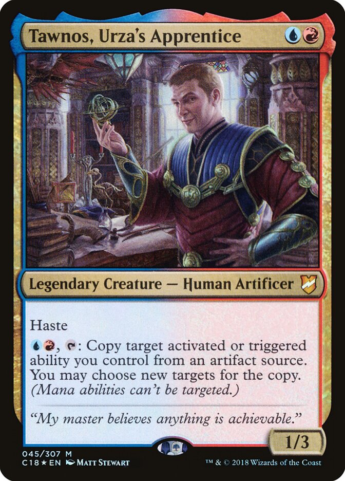 Tawnos, Urza's Apprentice - Commander 2018 45 (Foil)