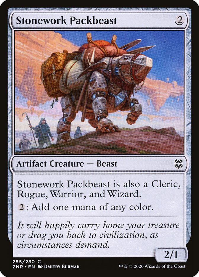 Stonework Packbeast - Zendikar Rising 255