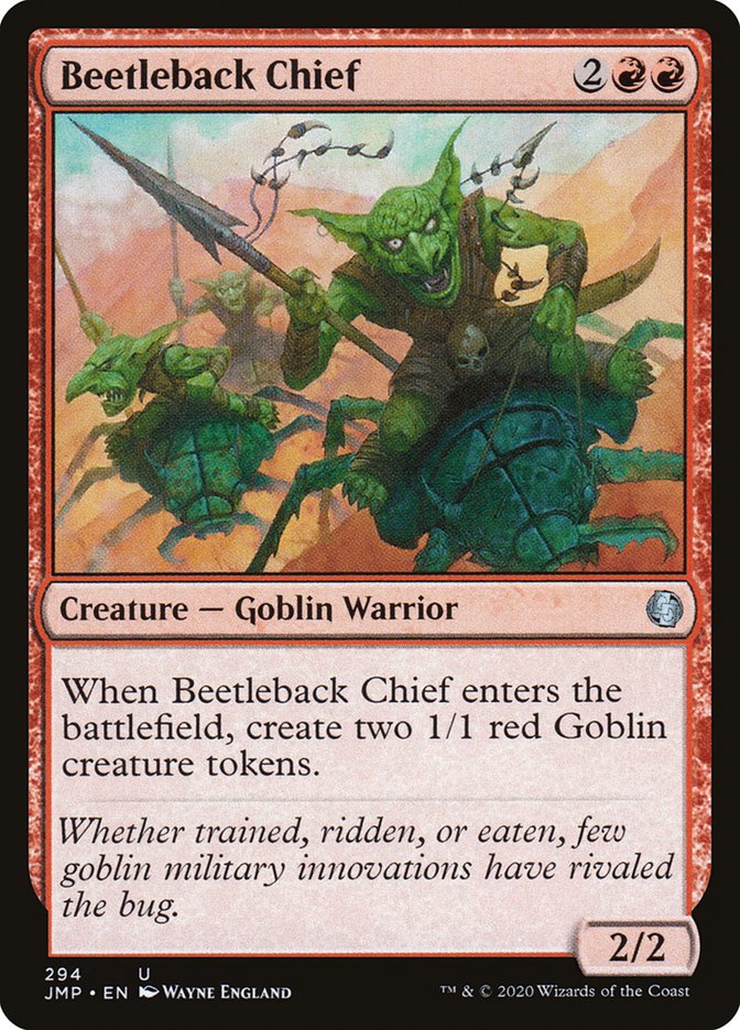 Beetleback Chief - JMP 294
