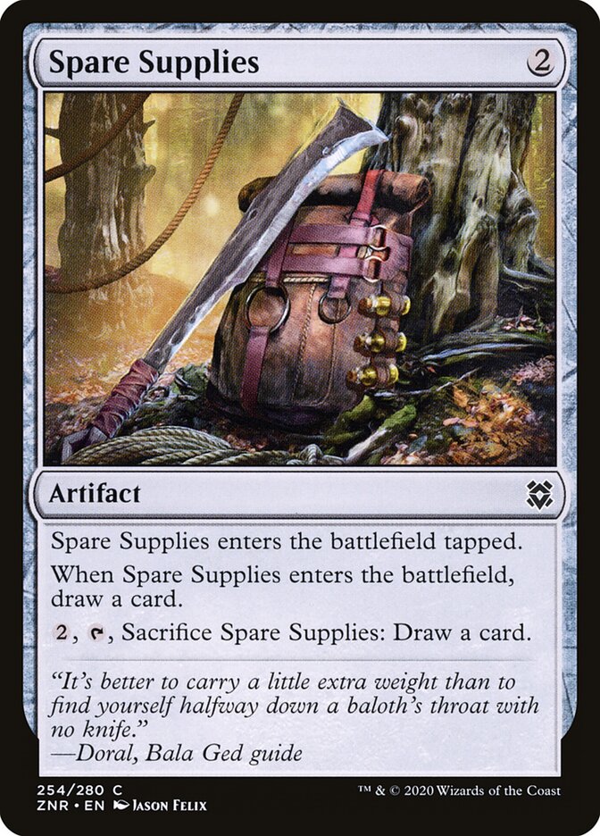 Spare Supplies - Zendikar Rising 254 (Foil)