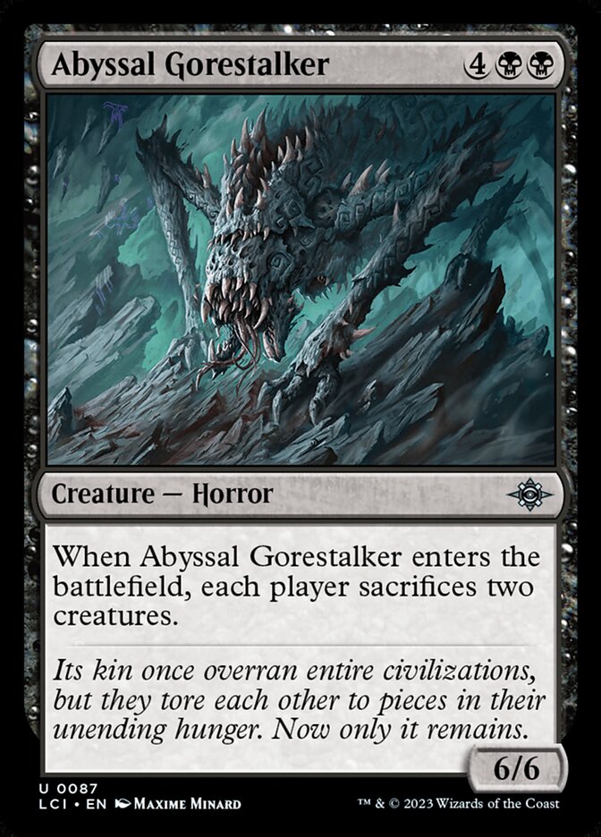 Abyssal Gorestalker - The Lost Caverns of Ixalan 87 (Foil)