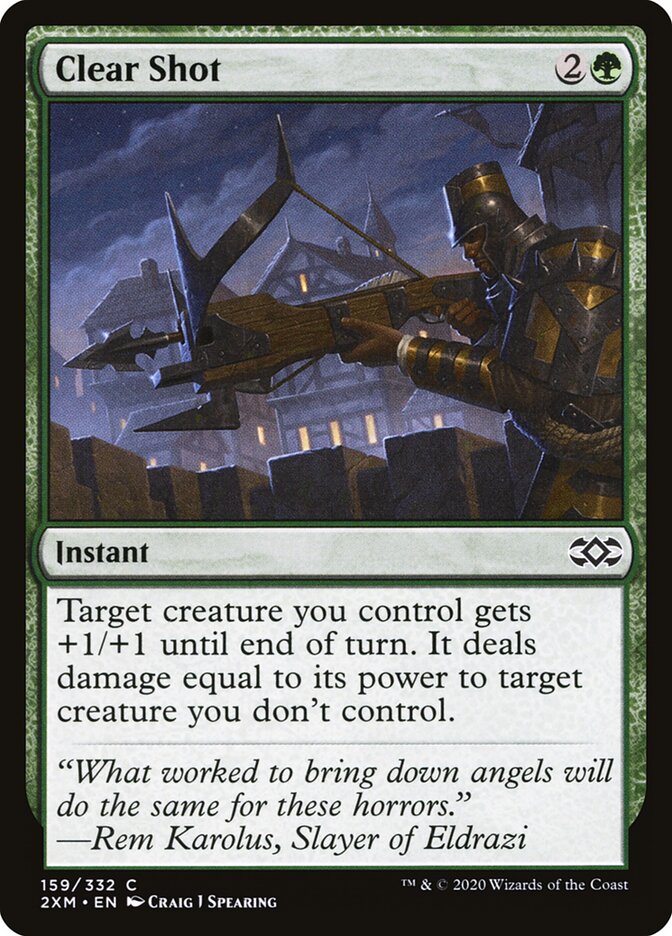 Clear Shot - Double Masters 159 (Foil)