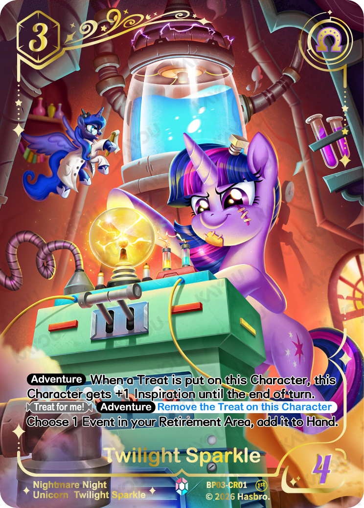 Twilight Sparkle BP03-CR01 Nightmare Night trading card