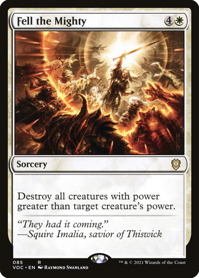 Fell the Mighty - VOC 85