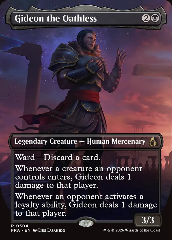 Gideon the Oathless - Reality Fracture 304 (Foil)