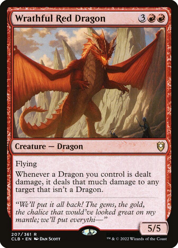 Wrathful Red Dragon - CLB 207
