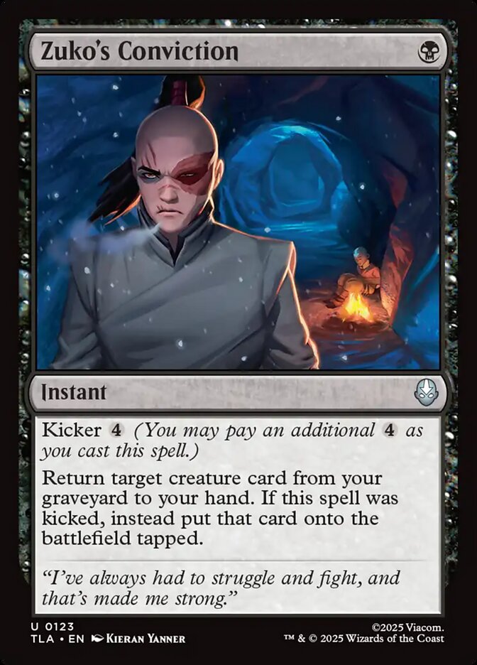 Zuko's Conviction - TLA 123 (Foil)