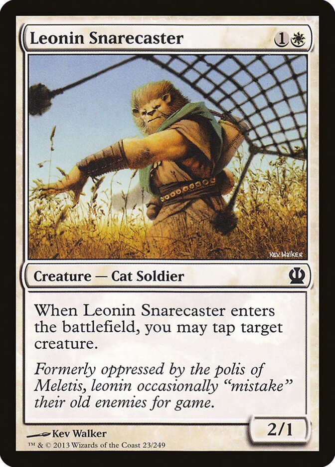 Leonin Snarecaster - Theros 23