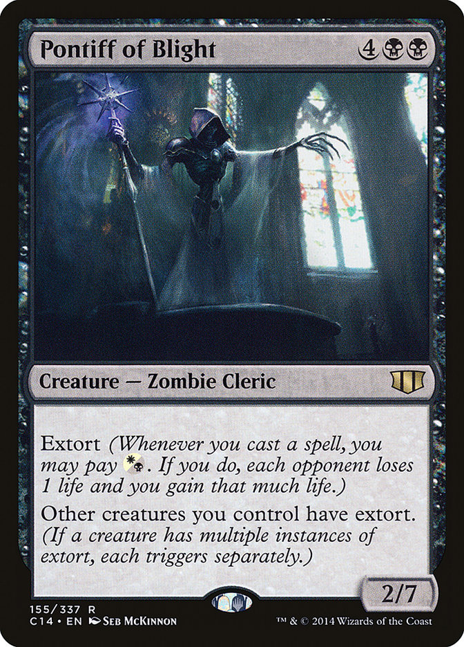 Pontiff of Blight - Commander 2014 155