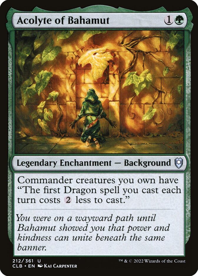 Acolyte of Bahamut - Commander Legends: Battle for Baldur's Gate 212