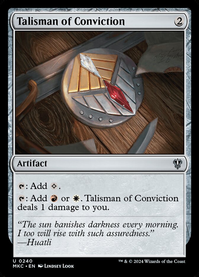 Talisman of Conviction - MKC 240