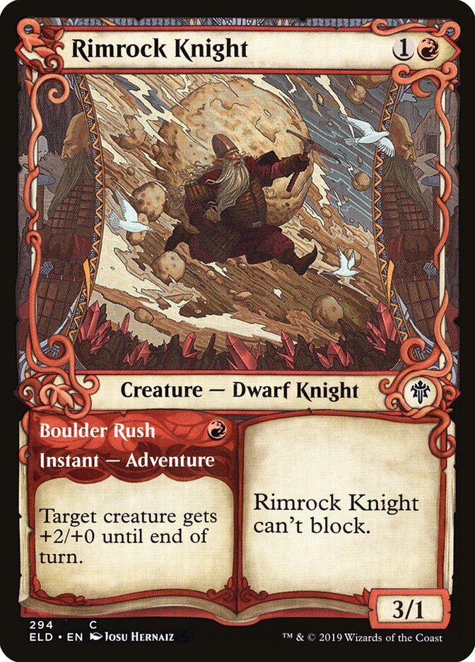 Rimrock Knight (Showcase) - Throne of Eldraine 294