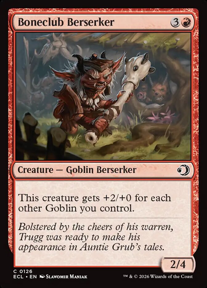 Boneclub Berserker - Lorwyn Eclipsed 126
