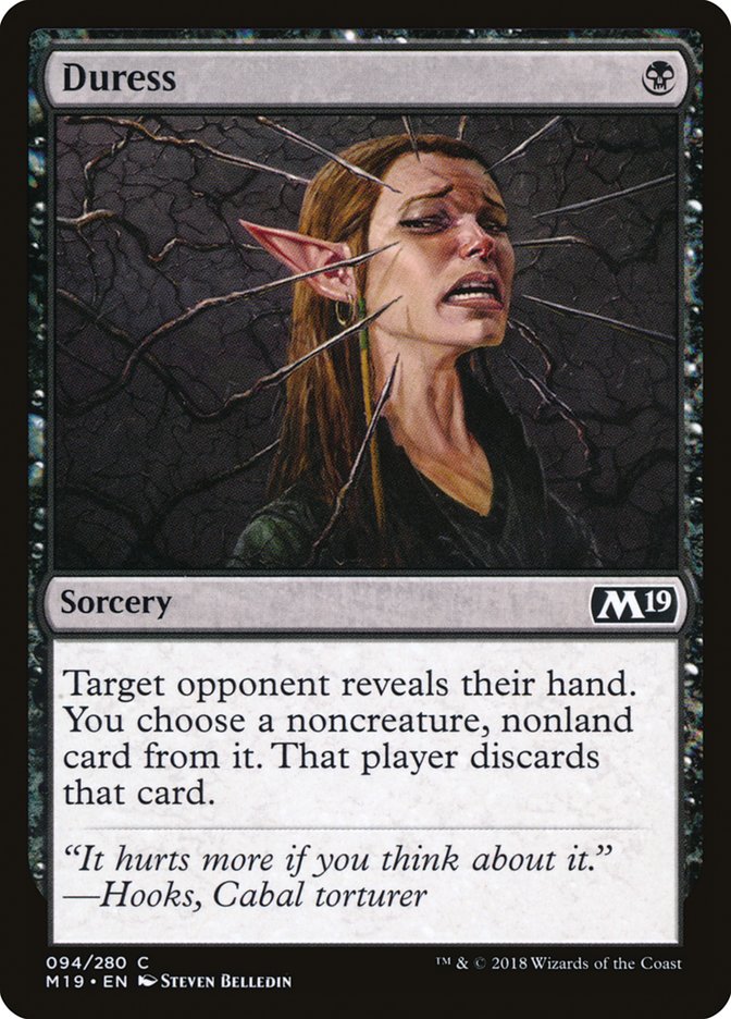 Duress - Core Set 2019 94 (Foil)