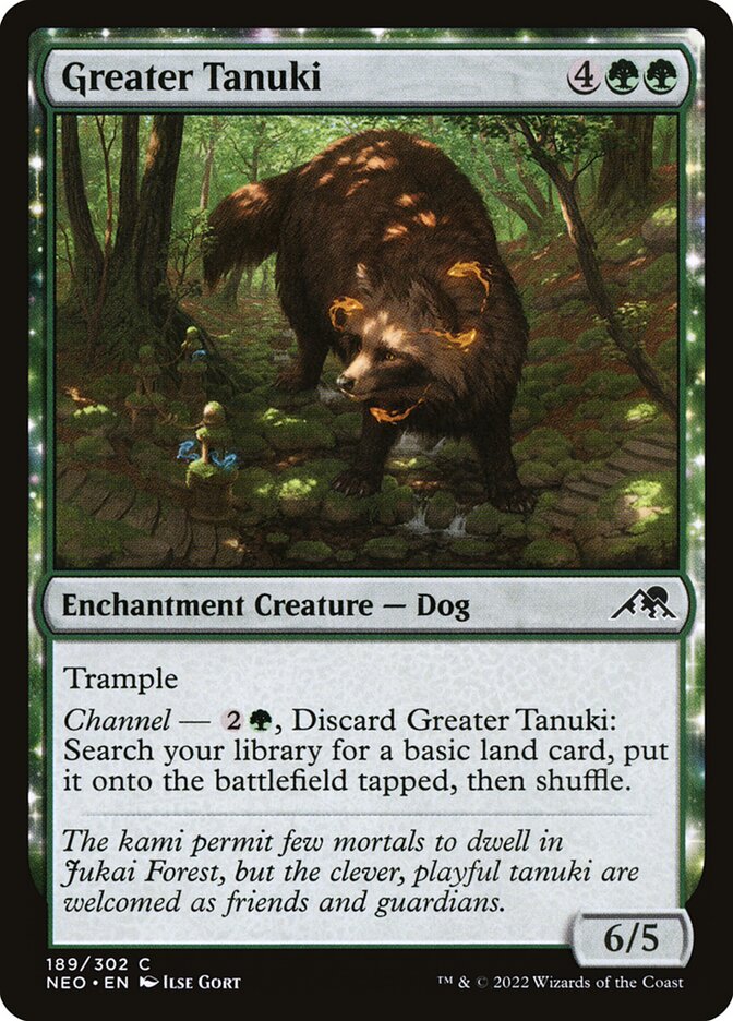 Greater Tanuki - NEO 189 (Foil)