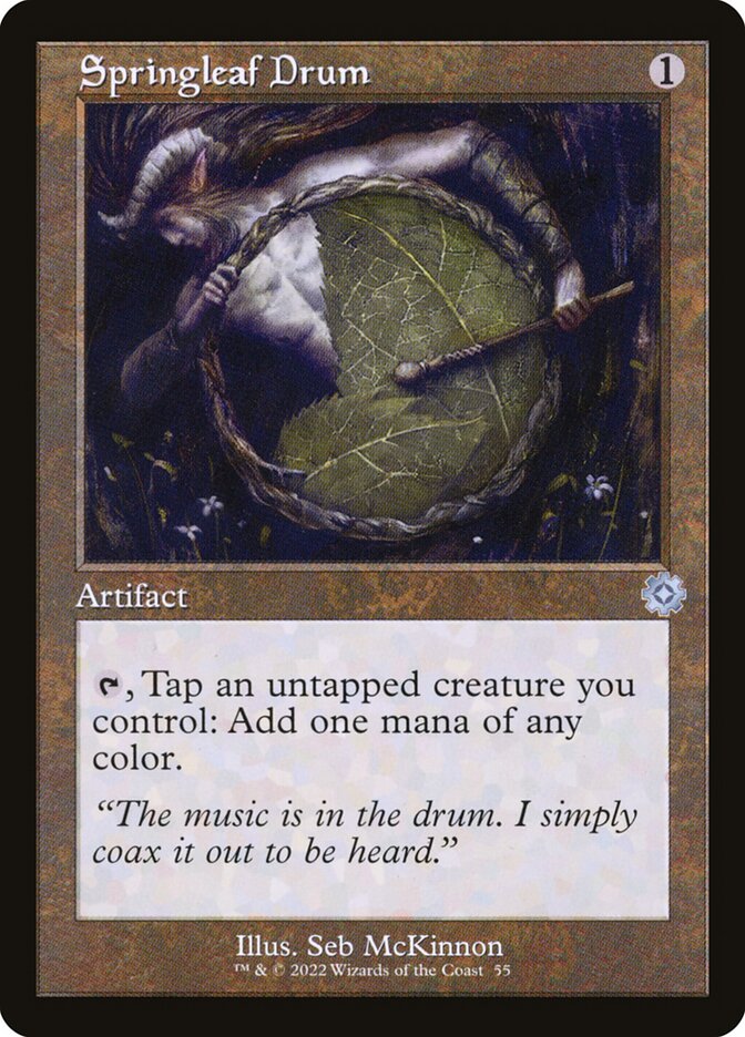 Springleaf Drum - The Brothers' War Retro Artifacts 55