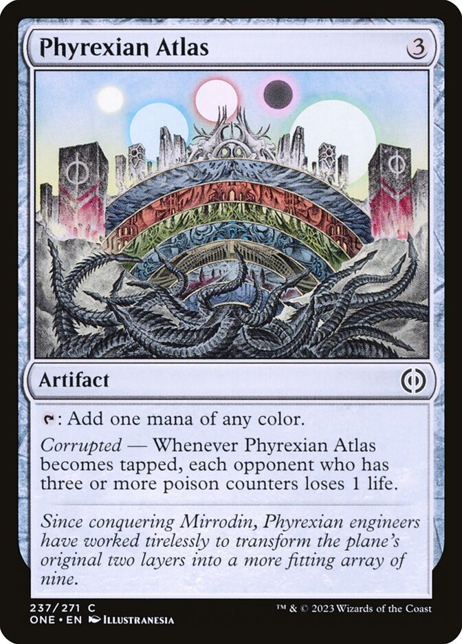 Phyrexian Atlas - Phyrexia: All Will Be One 237 (Foil)