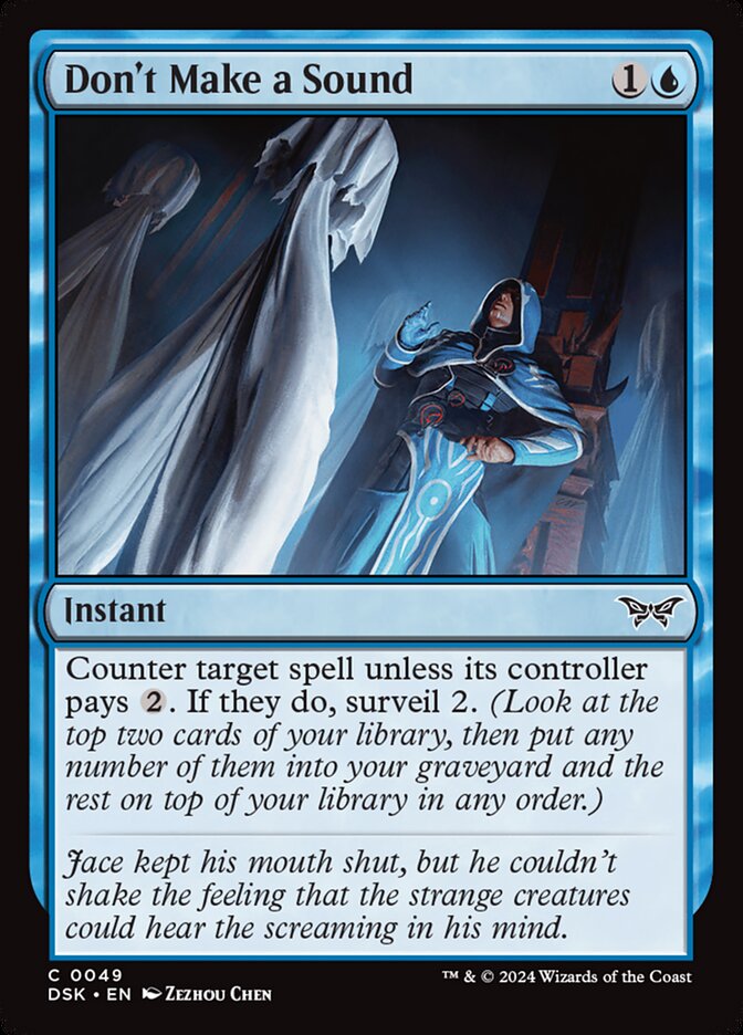 Don't Make a Sound - Duskmourn: House of Horror 49 (Foil)