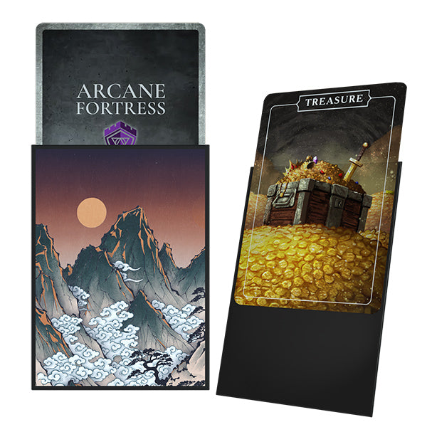 Arcane Fortress Premium Art Sleeves - Ukiyo-e- Crimson Ridge (100 Count)