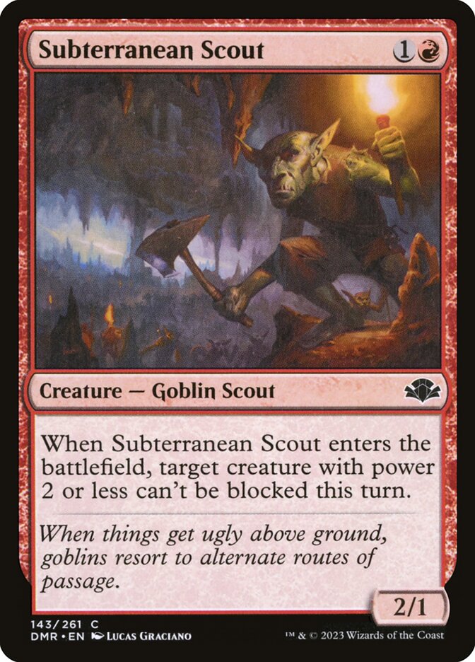 Subterranean Scout - Dominaria Remastered 143
