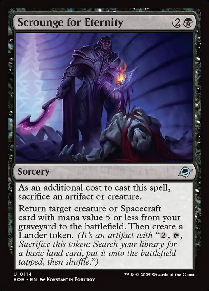 Scrounge for Eternity - Edge of Eternities 114
