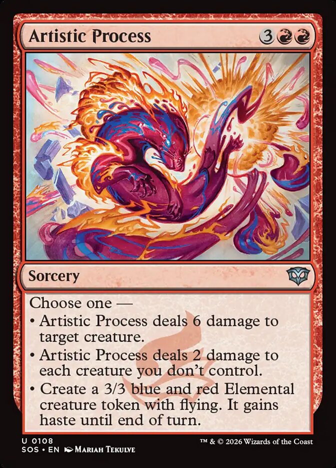 Artistic Process - Secrets of Strixhaven 108