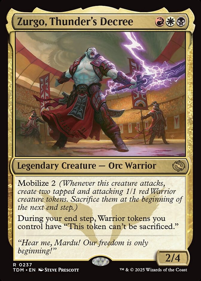 Zurgo, Thunder's Decree - TDM 237
