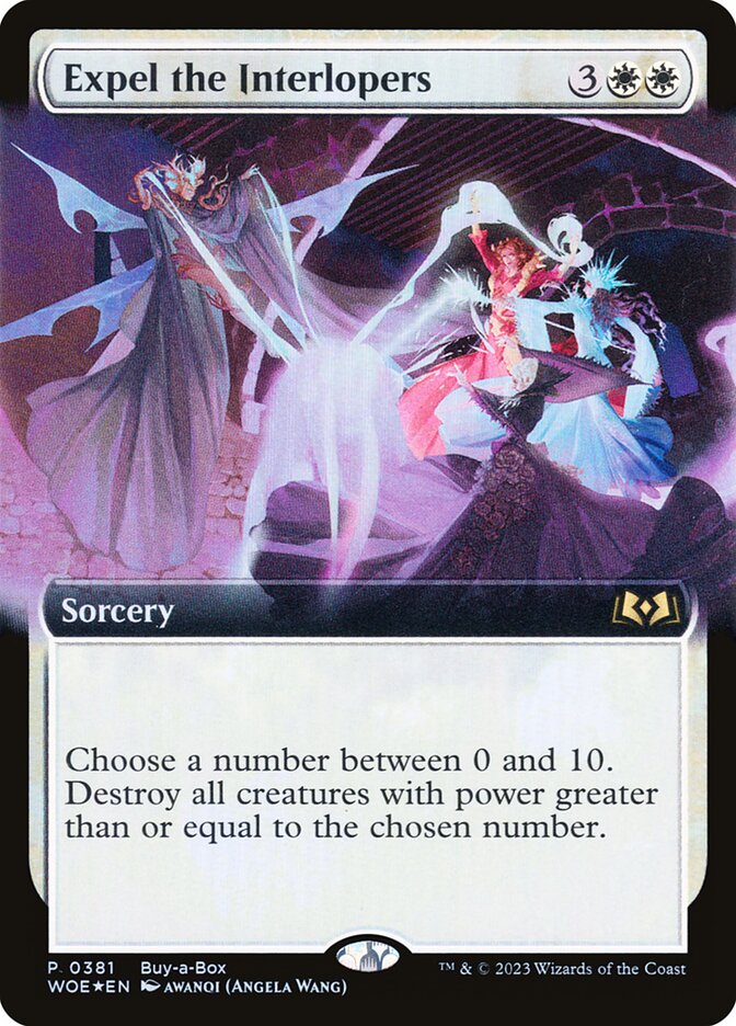 Expel the Interlopers - WOE 381 (Foil)