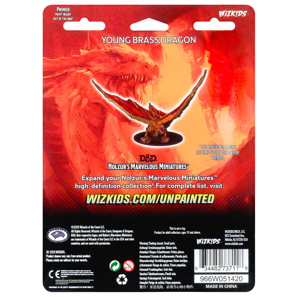 D&D Nolzur’s Marvelous Miniatures - Young Brass Dragon - #73711