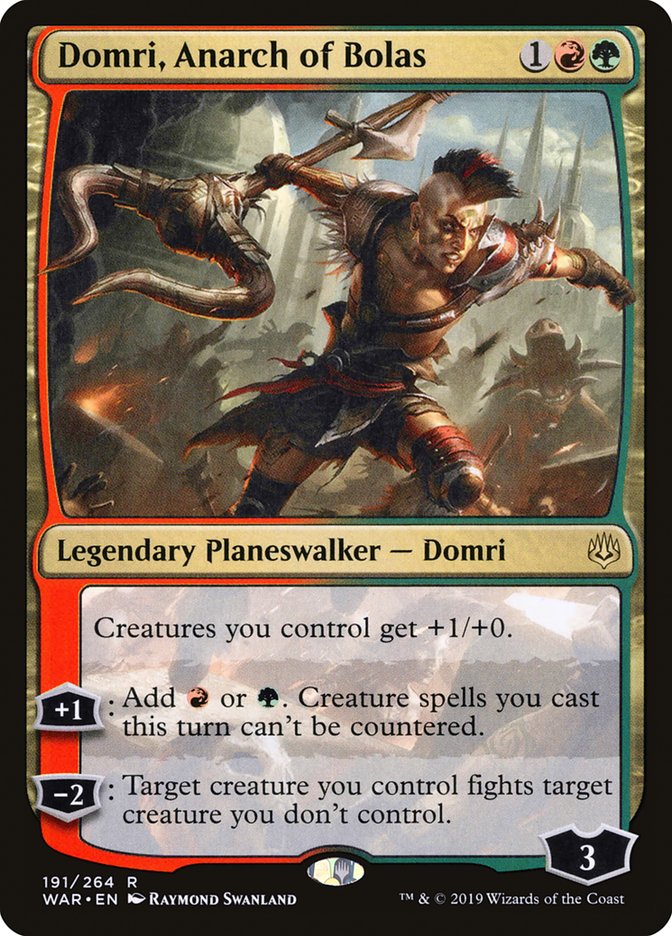 Domri, Anarch of Bolas - War of the Spark 191 (Foil)